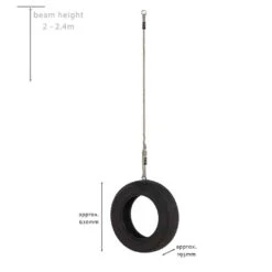 Pendulum Tyre Swing - Eco-Friendly & Durable -Le Toy Van Cheap Store big game hunters tyre swing seats pendulum tyre swing 29673344630861 115433