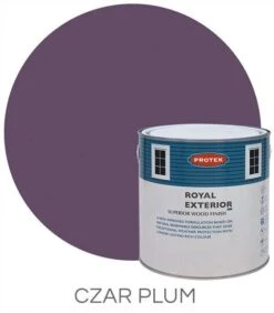 Protek Wood Paint - 1 Lt Royal Exterior -Le Toy Van Cheap Store royal exterior 600 wood finish czar plum