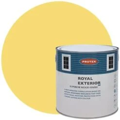 Protek Wood Paint - 2.5 Lt Royal Exterior -Le Toy Van Cheap Store royal exterior wood finish clouded yellow 1